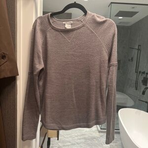 Grey long sleeve shirt - size S
